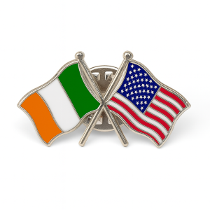 Ireland - USA Flag Pin