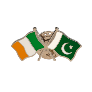 Ireland - Pakistan Flag Pin