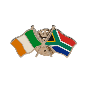 Ireland - South Africa Flag Pin