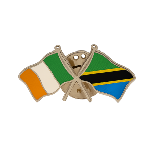 Ireland - Tanzania Flag Pin