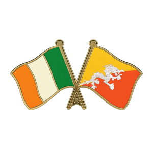 Ireland - Bahrain Flag Pin