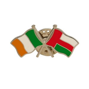 Ireland - Oman Flag Pin