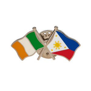 Ireland - Philippines Flag Pin