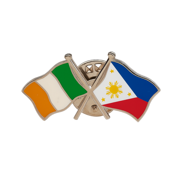Ireland - Philippines Flag Pin