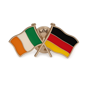 Ireland - Germany Flag Pin