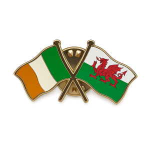 Ireland - Wales Flag Pin