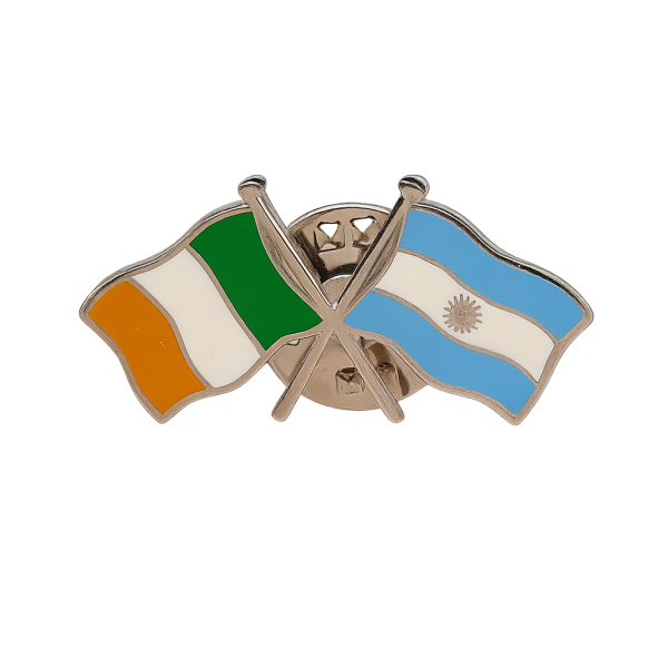 Ireland - Argentina Flag Pin