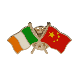 Ireland - China Flag Pin