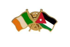 Ireland - Jordan Flag Pin