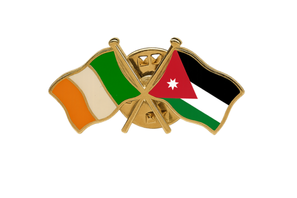 Ireland - Jordan Flag Pin