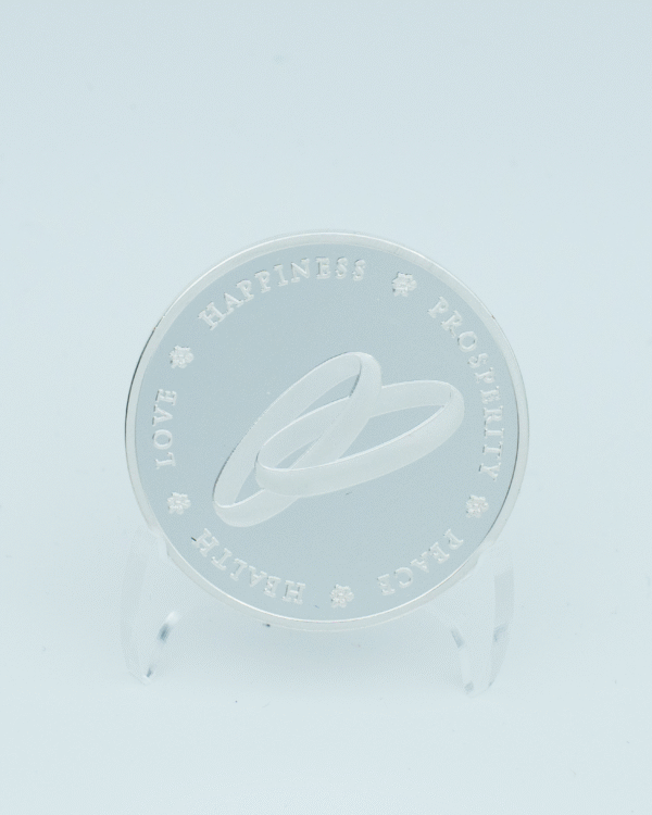 Groom & Bride Wedding Coin - Image 2