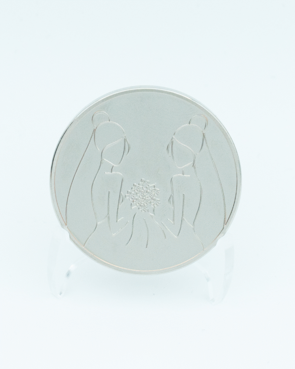 Bride & Bride Wedding Coin