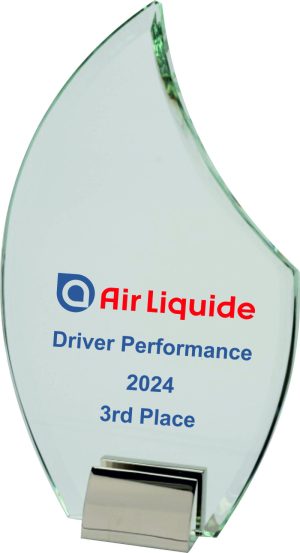 Glass Plaque Metal base (Satin Box)