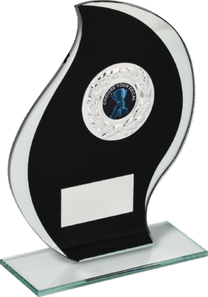 Black/Mirror Glass Plaque&Trim (V201S)