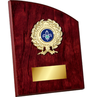 Arched Rose Plaque