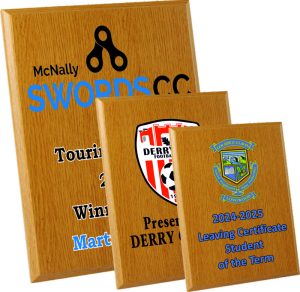 Oak Plaque - UV Printed