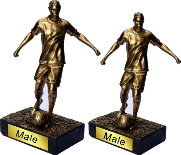 Male Soccer Resin